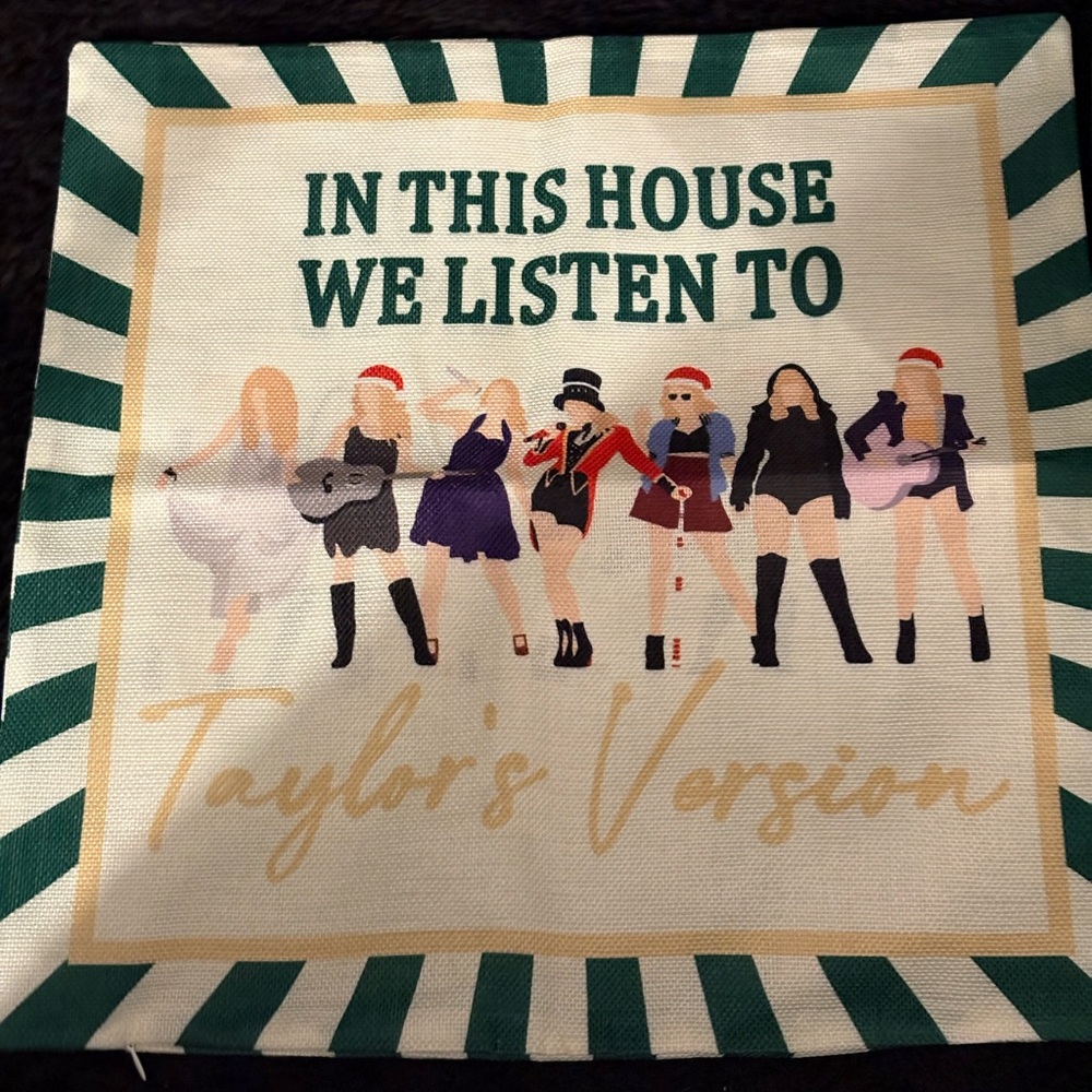 Taylor Swift Swiftie 18X18 Square Pillow Case Cover,